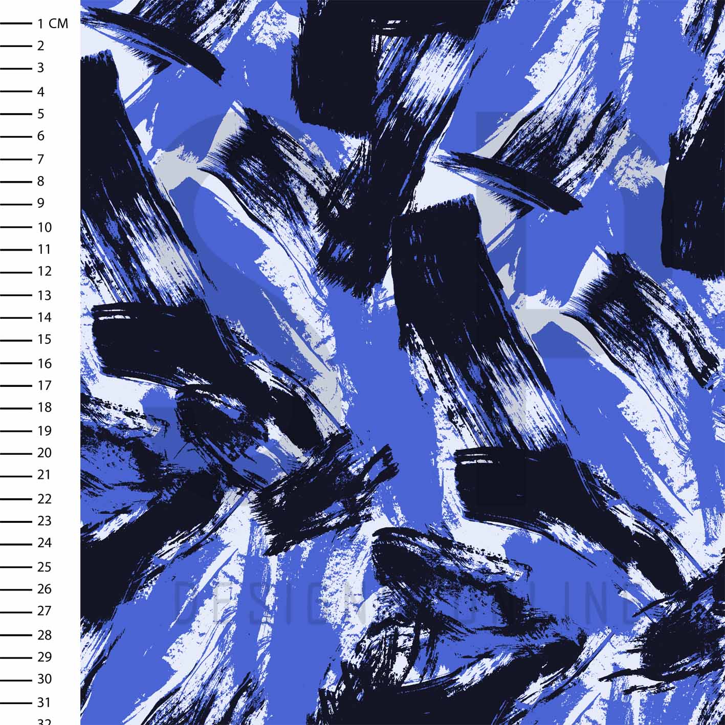 This pattern features expressive blue brushstrokes, creating a peaceful and visually pleasing aesthetic. Perfect for infusing a sense of calm into your creative projects or adding a touch of modern sophistication to your interior decor.
