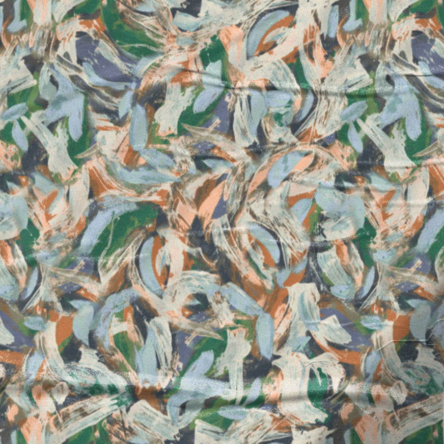 This pattern features interconnected surface, creating a dynamic and visually engaging aesthetic.