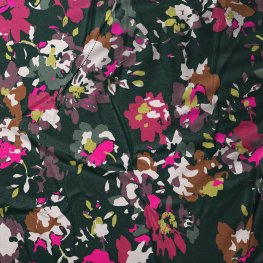 This vibrant design captures the essence of energy and movement, creating a visually striking and contemporary floral pattern. Perfect for infusing a burst of color and modern flair into your creative projects or adding a lively touch to your interior decor.