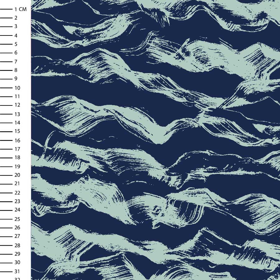Ocean Vibes, where soothing blues and greens create a serene and refreshing design. This style features wave-like pattern that evoke the calming essence of the ocean. 
