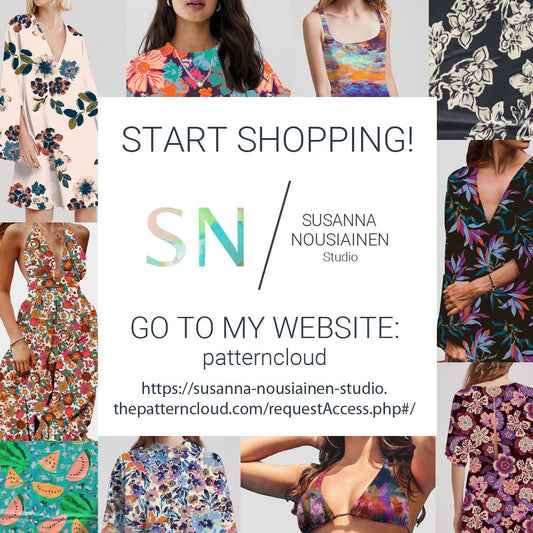 Welcome to Susanna Nousiainen Studio – Your New Destination for Unique Surface Patterns!