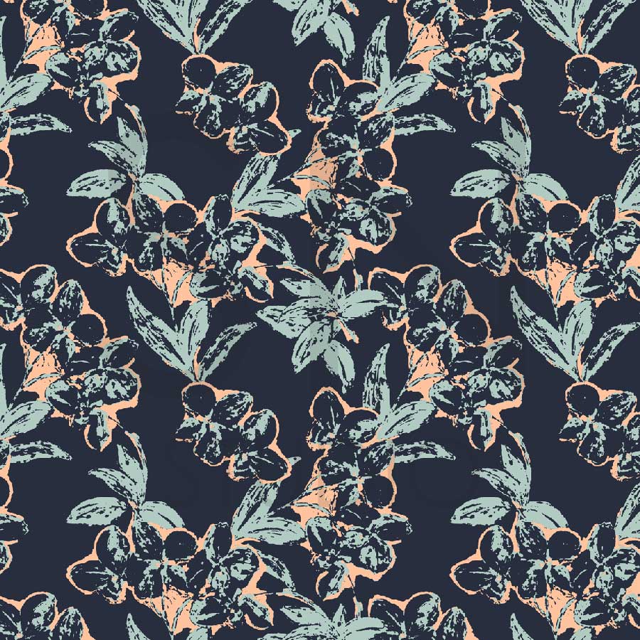 This pattern features expressive blue brushstrokes, creating a peaceful and visually pleasing aesthetic. Perfect for infusing a sense of calm into your creative projects or adding a touch of modern sophistication to your interior decor.